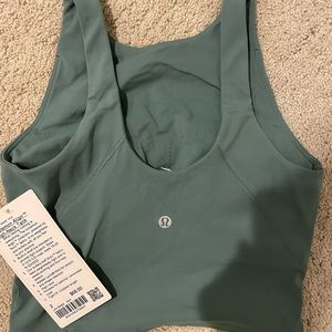 lulu high neck align top